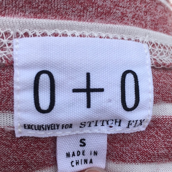 O & O Stitchfix Exclusive 3/4 Sleeve V Neck Small - Picture 6 of 6